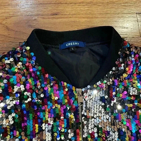 Sequin jacket - cresay - size large - only worn once - Picture 2 of 6
